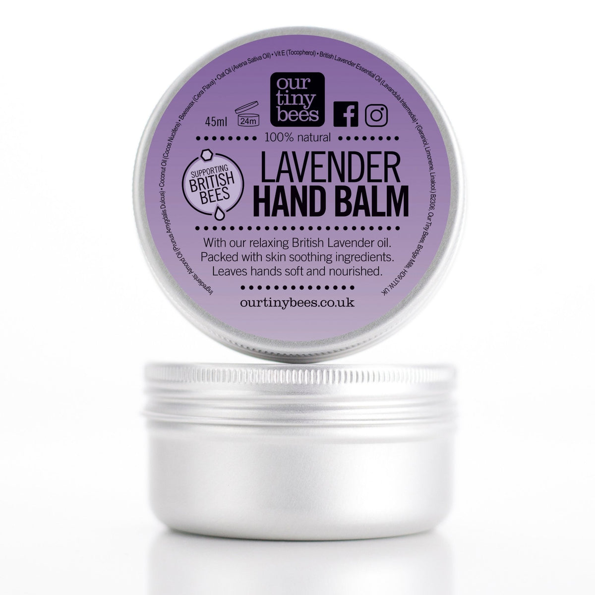 Lavender Hand Balm – For Dry, Cracked & Hardworking Hands.