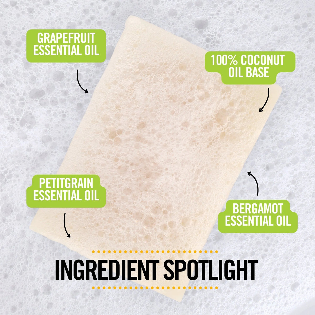 Soap #2: Grapefruit / Petitgrain / Bergamot (140g Big Block)