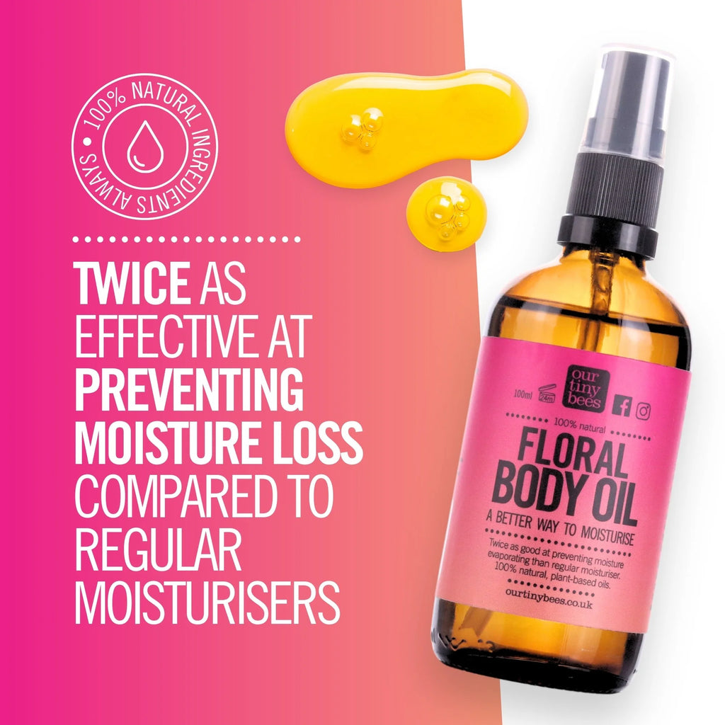 Floral Body Oil: Floral and exotic.