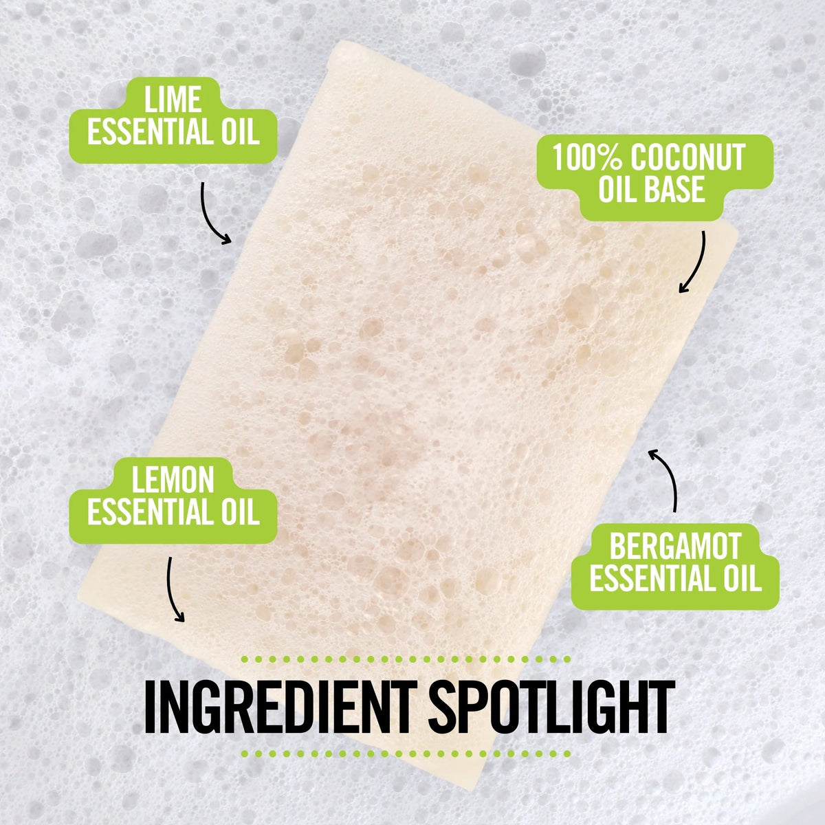 Soap #3: Lime / Lemon / Sweet Orange / Bergamot (140g Big Block)