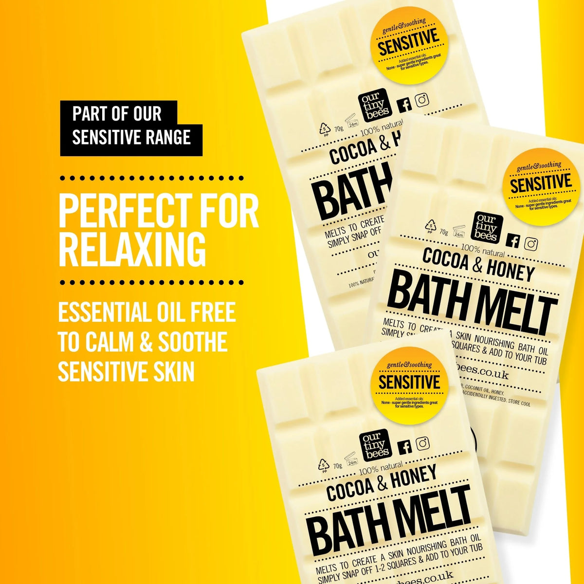 Sensitive Bath Melt - Unscented