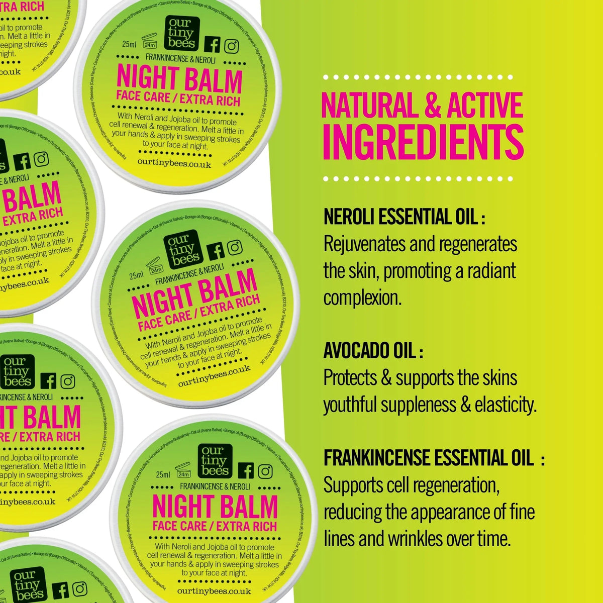 Night Balm / Face Balm / Frankincense and Neroli