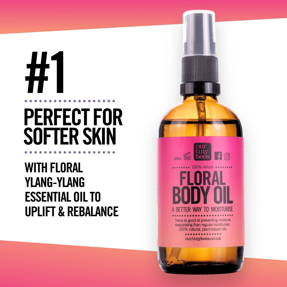 Floral Body Oil: Floral and exotic.