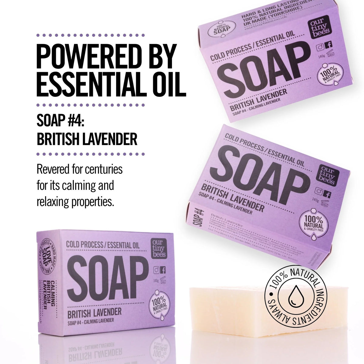 Soap #4: Lavender (140g Big Block)