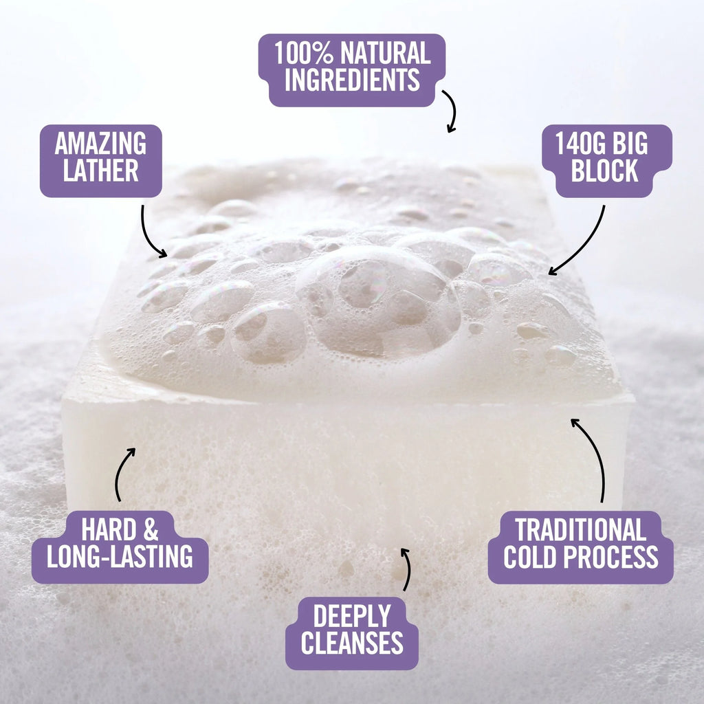 Soap #4: Lavender (140g Big Block)