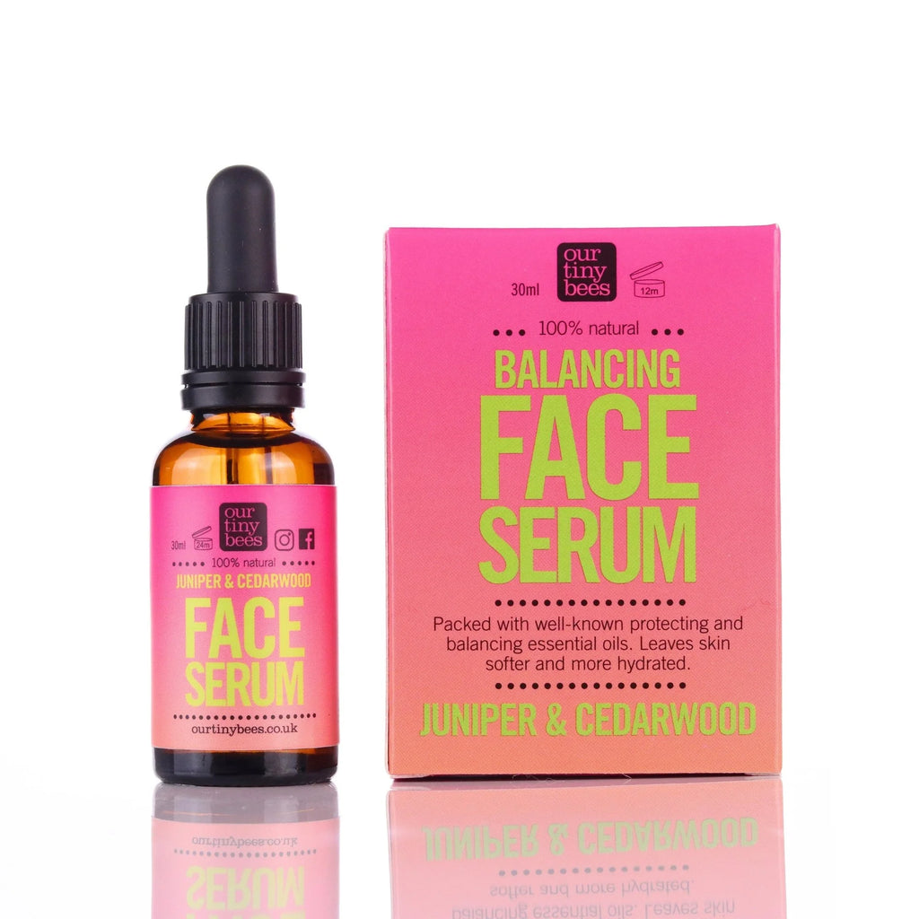 Juniper & Cedarwood 100% Natural Balancing Face Serum for Combination Skin
