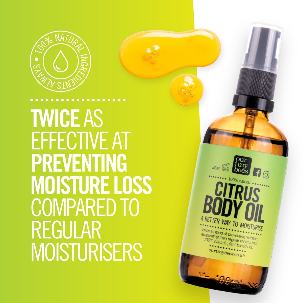 Citrus Body Oil: Uplifting.