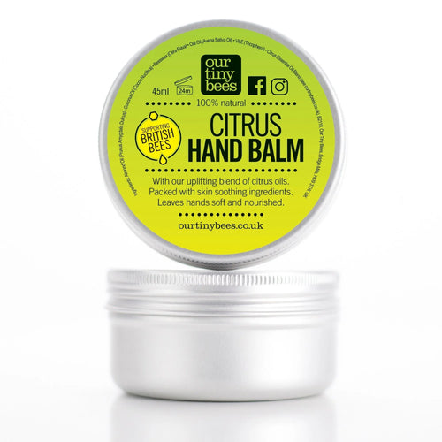 Citrus Hand Balm – Natural Hand Balm with Lime, Lemon & Bergamot | Nourishing & Protecting