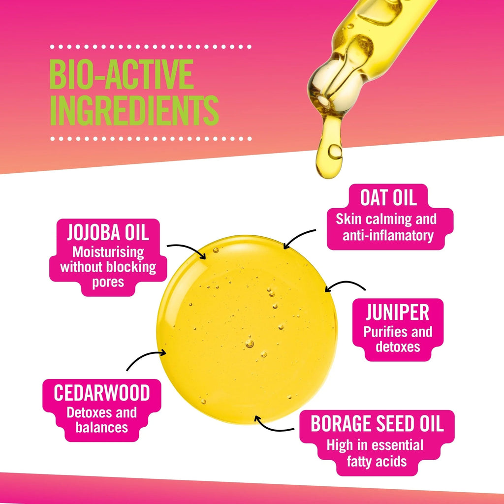 Juniper & Cedarwood 100% Natural Balancing Face Serum for Combination Skin