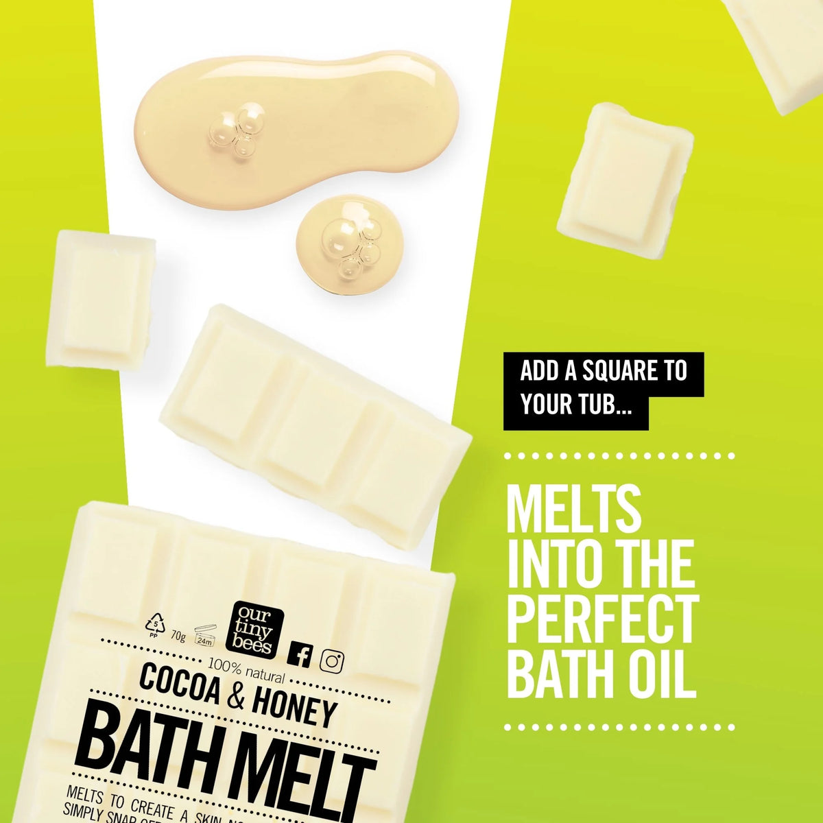 Citrus Bath Melt - Bergamot, Lime, Lemon and Orange