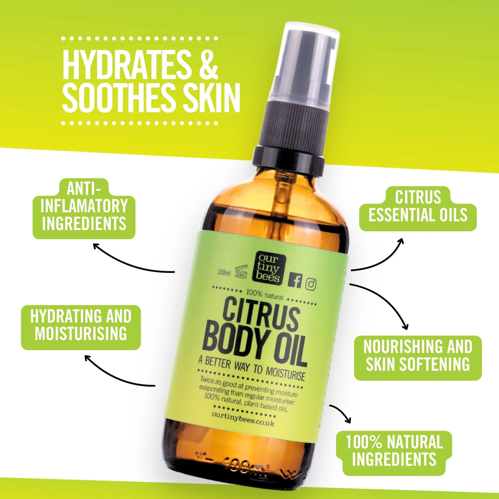 Citrus Body Oil: Uplifting.
