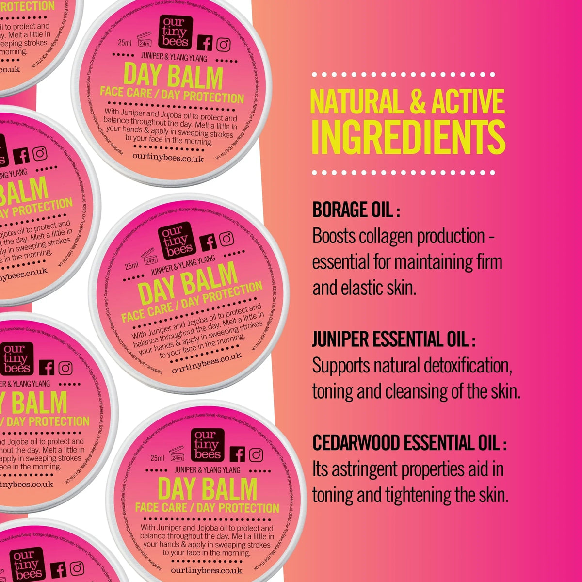 Day Balm / Daily defence Face Balm / Juniper and Cedarwood