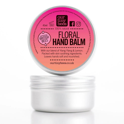 Floral Hand Balm – Natural Hand Balm with Ylang Ylang, Lemon & Lavender | Soothing & Nourishing