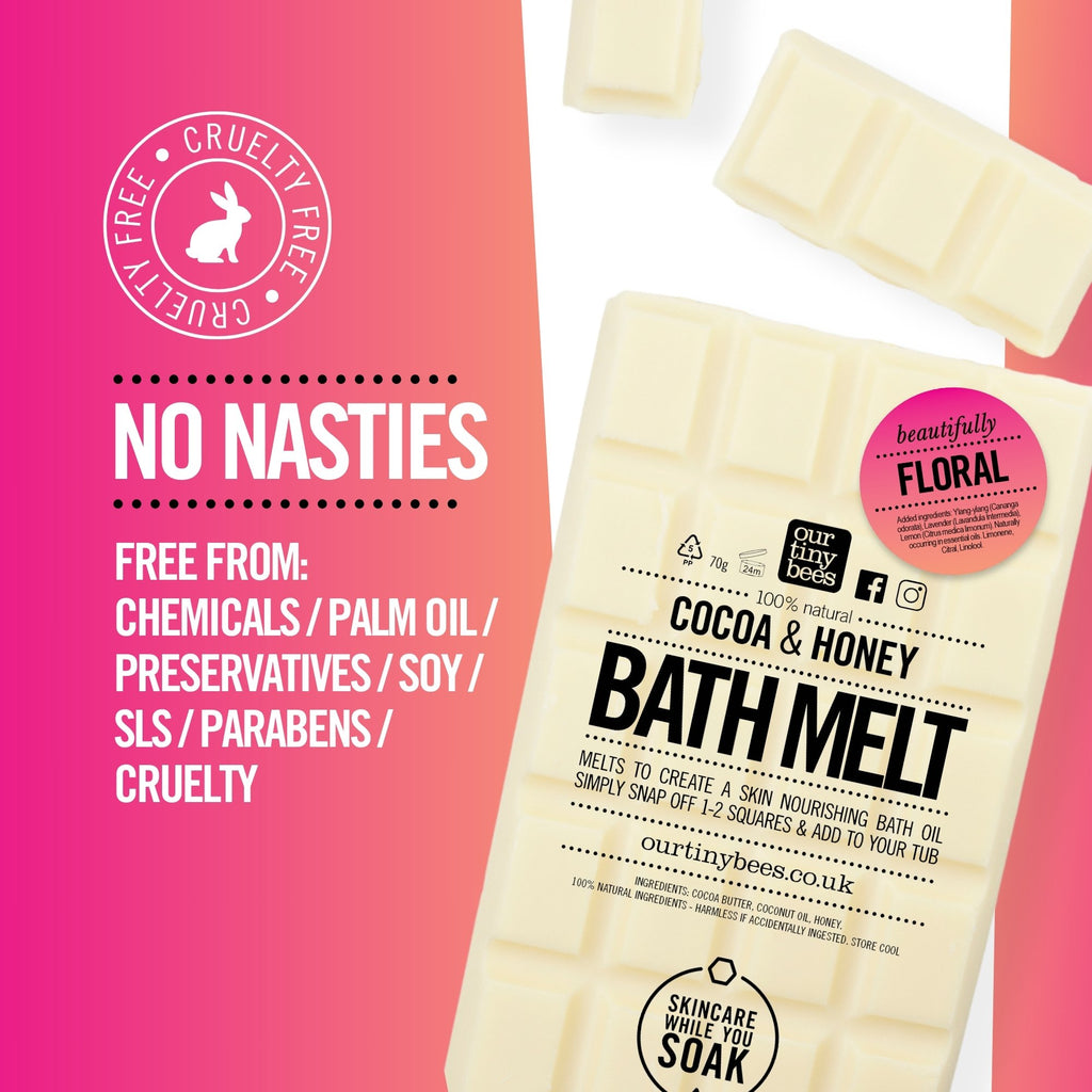 Floral Bath Melt / Ylang Ylang & Lemon