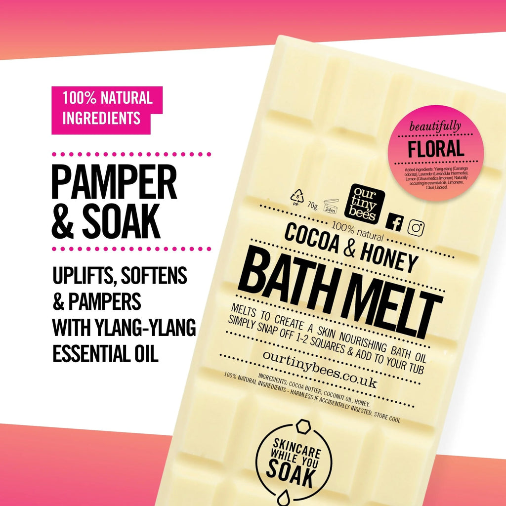 Floral Bath Melt / Ylang Ylang & Lemon