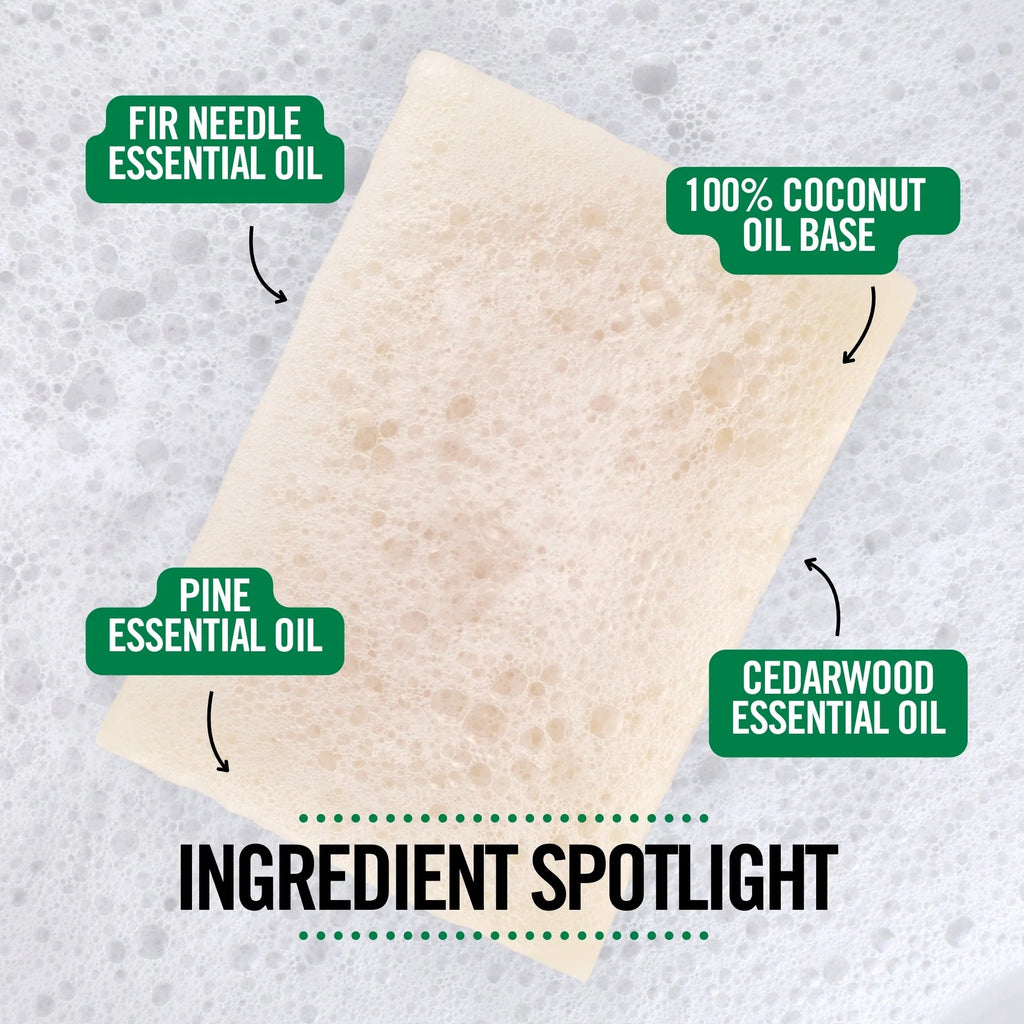 Soap #8: Fir Needle / Pine / Cedarwood  (140g Big Block)