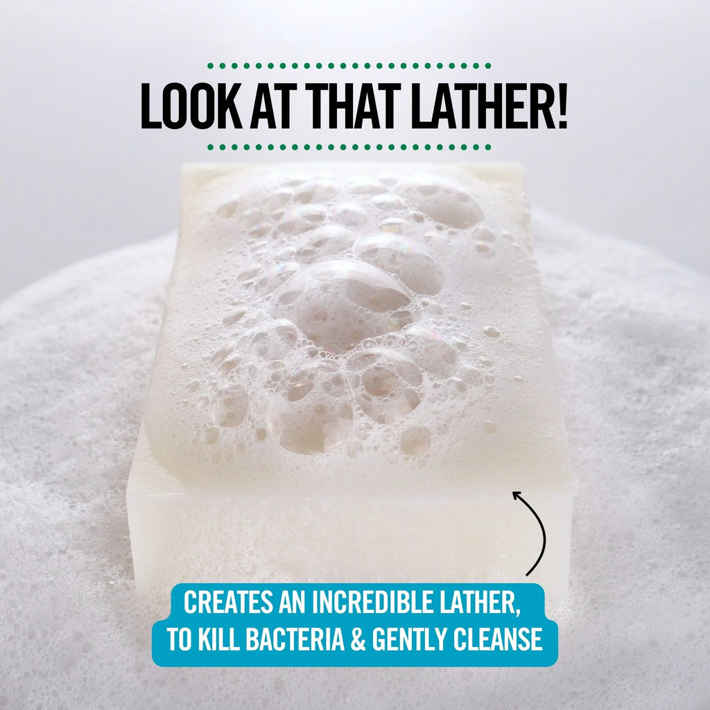Soap #9: Peppermint / Spearmint / Tea Tree (140g Big Block)
