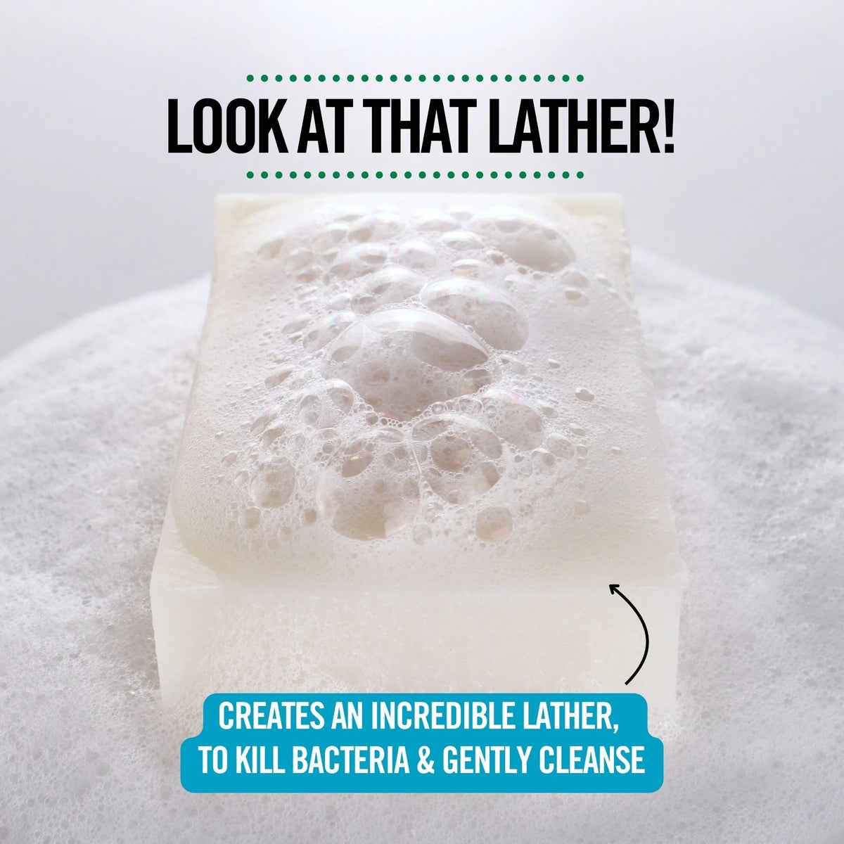 Soap #9: Peppermint / Spearmint / Tea Tree (140g Big Block)