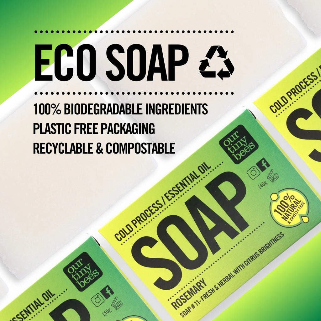 Soap #11: Rosemary (140g Big Block)