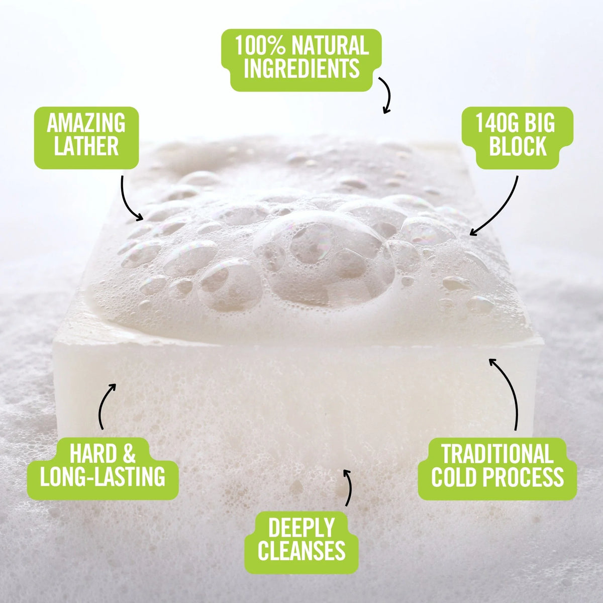 Soap #11: Rosemary (140g Big Block)