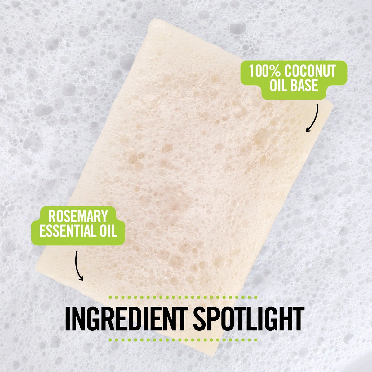 Soap #11: Rosemary (140g Big Block)