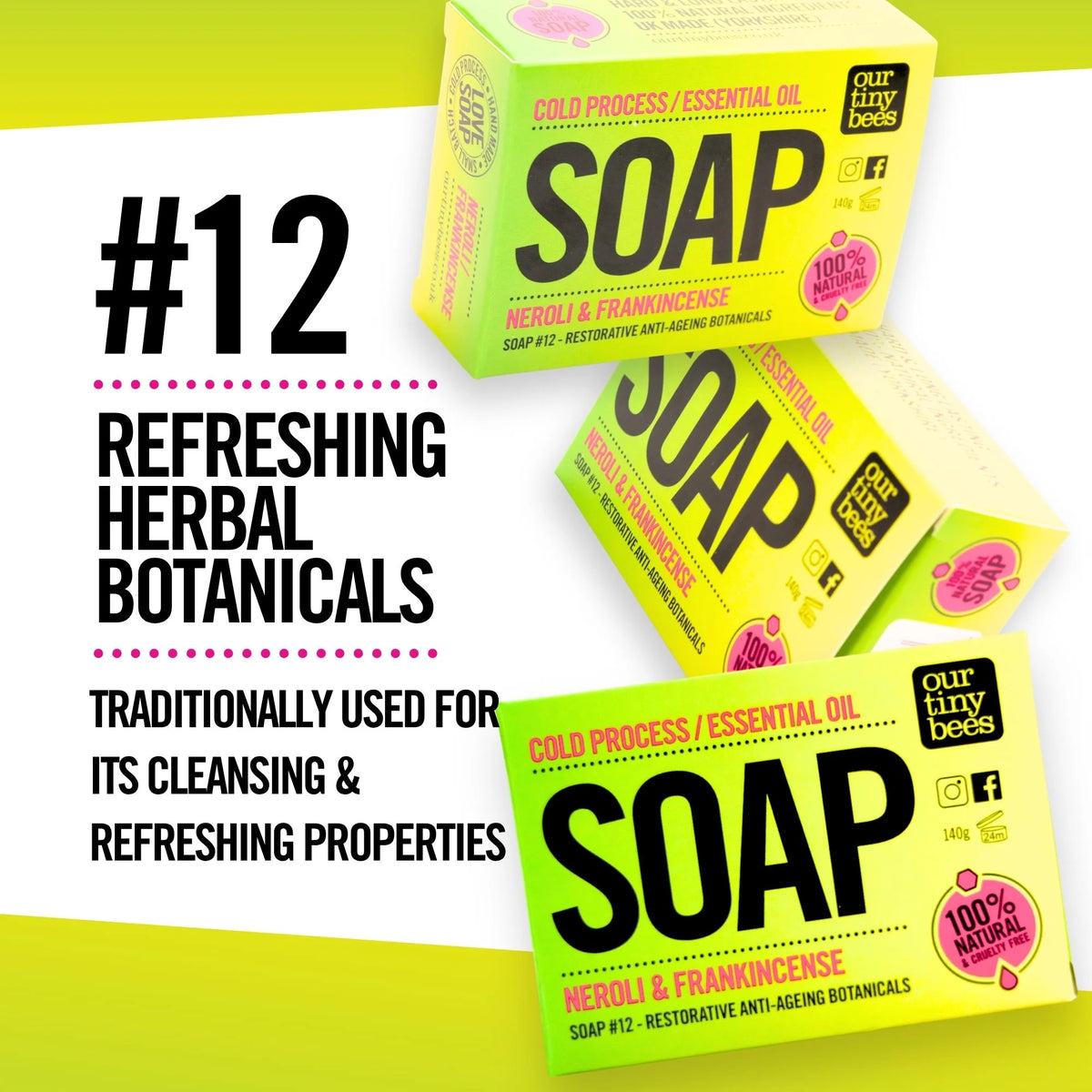 Soap #12: Neroli and Frankicense (140g Big Block)