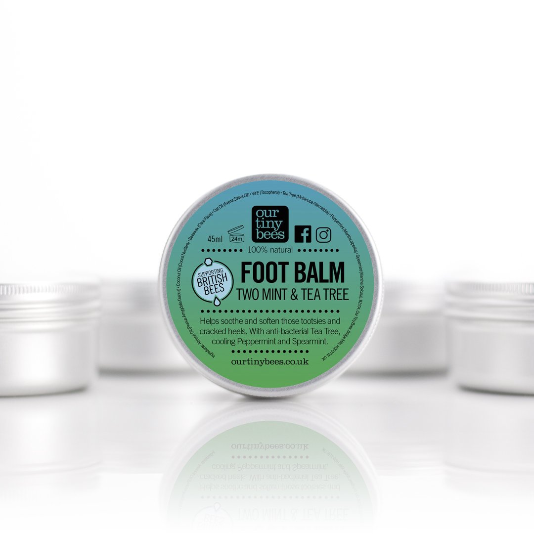 Two Mint and Tea Tree Foot Balm / Natural Foot Balm