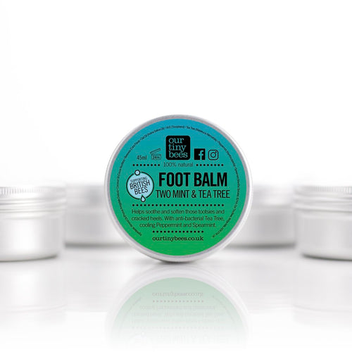 Two Mint and Tea Tree Foot Balm / Natural Foot Balm