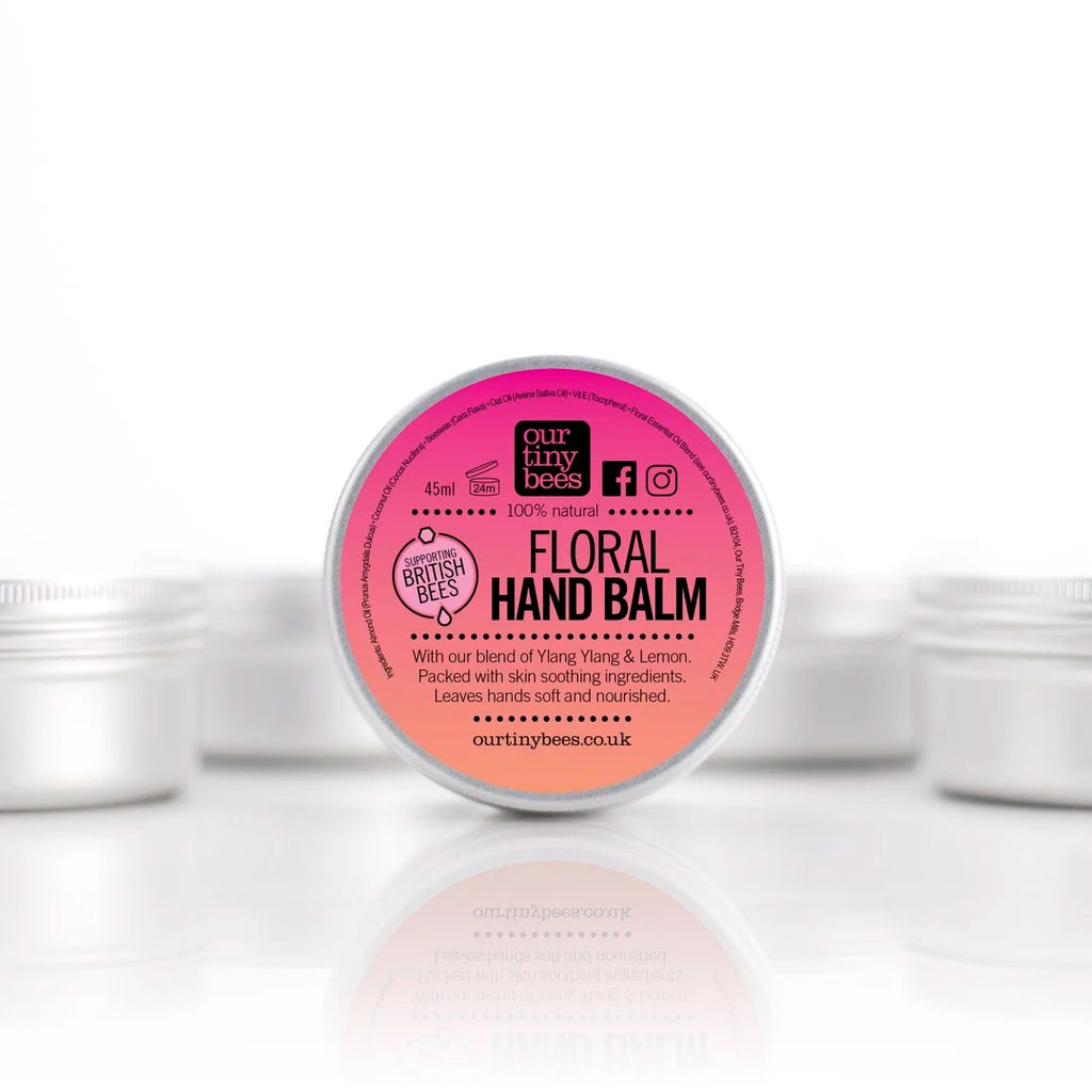 Floral Hand Balm – Natural Hand Balm with Ylang Ylang, Lemon & Lavender | Soothing & Nourishing