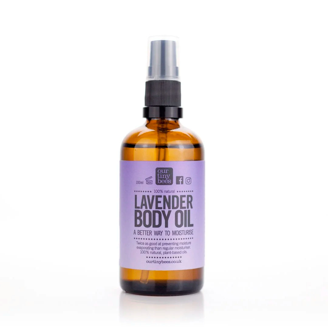 Lavender Body Oil: Calming and relaxing.