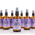 Lavender Body Oil: Calming and relaxing.