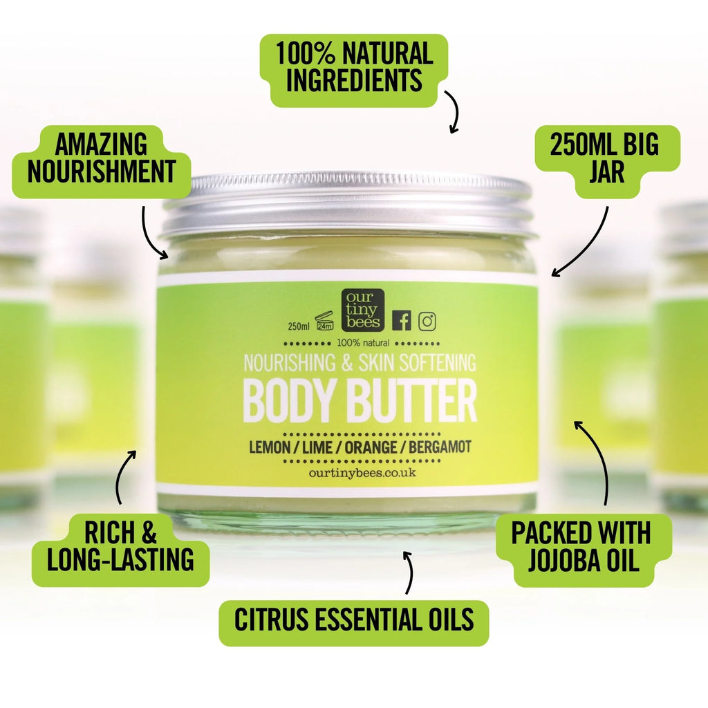 Citrus Jojoba Body Butter : 100% Natural : 250ml.