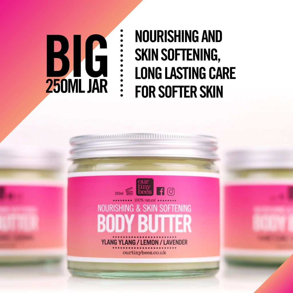 Floral Jojoba Body Butter : 100% Natural : 250ml.