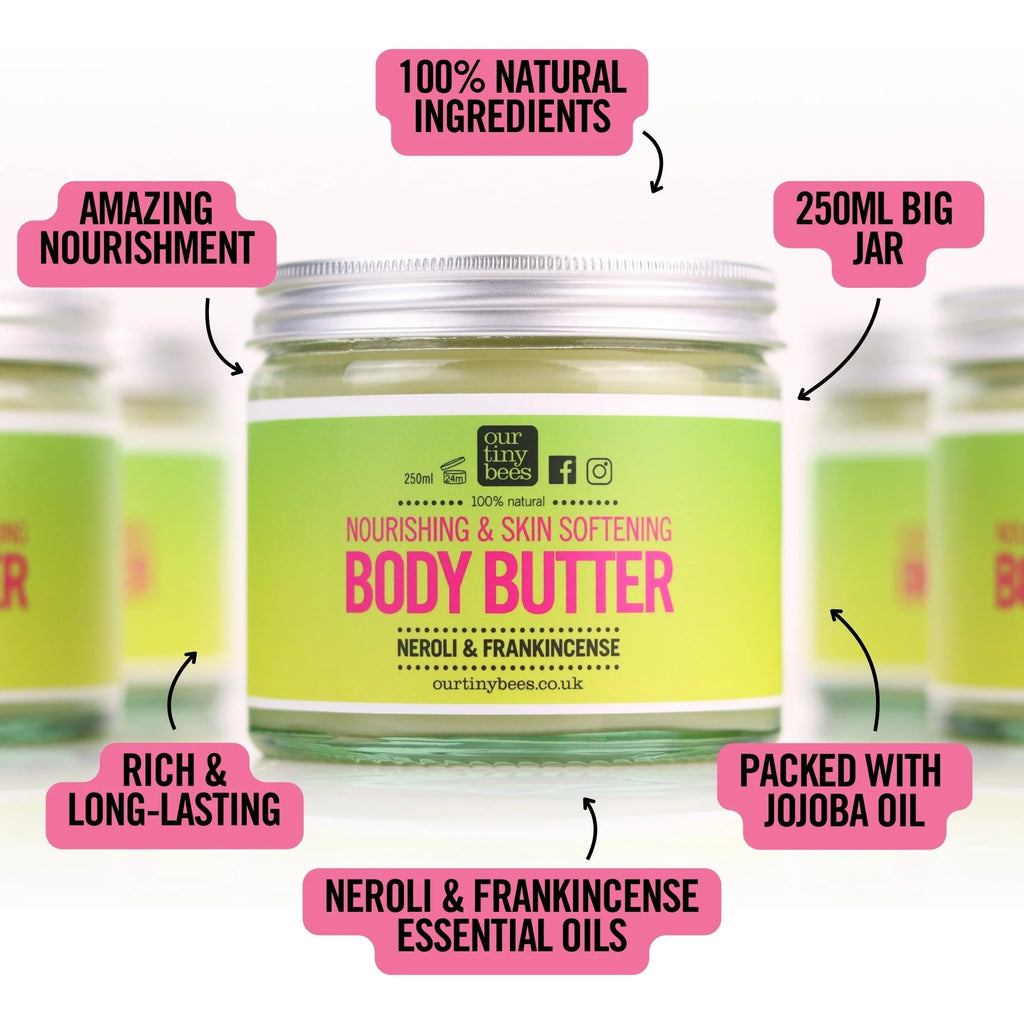 Neroli & Frankincense Jojoba Body Butter – 250ml