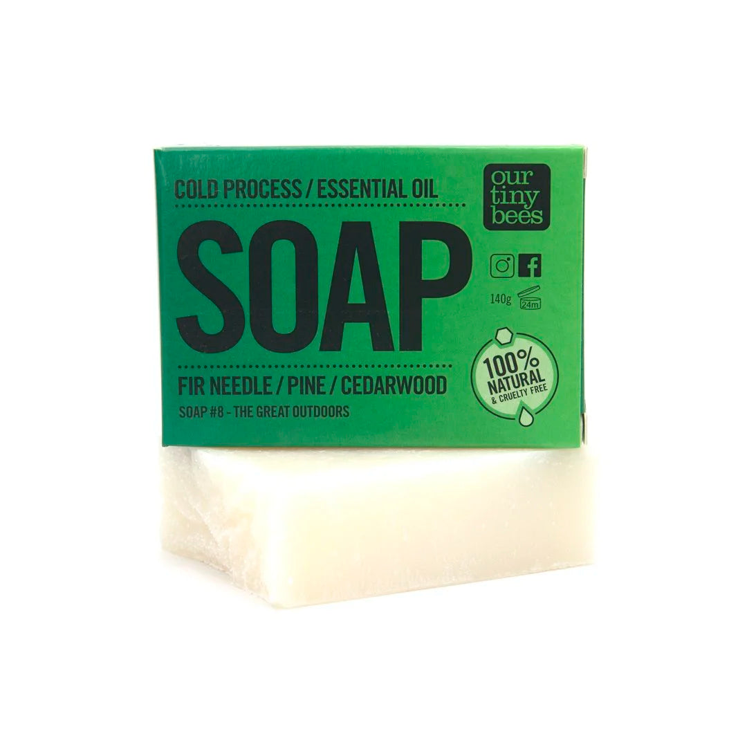 Soap #8: Fir Needle / Pine / Cedarwood  (140g Big Block)