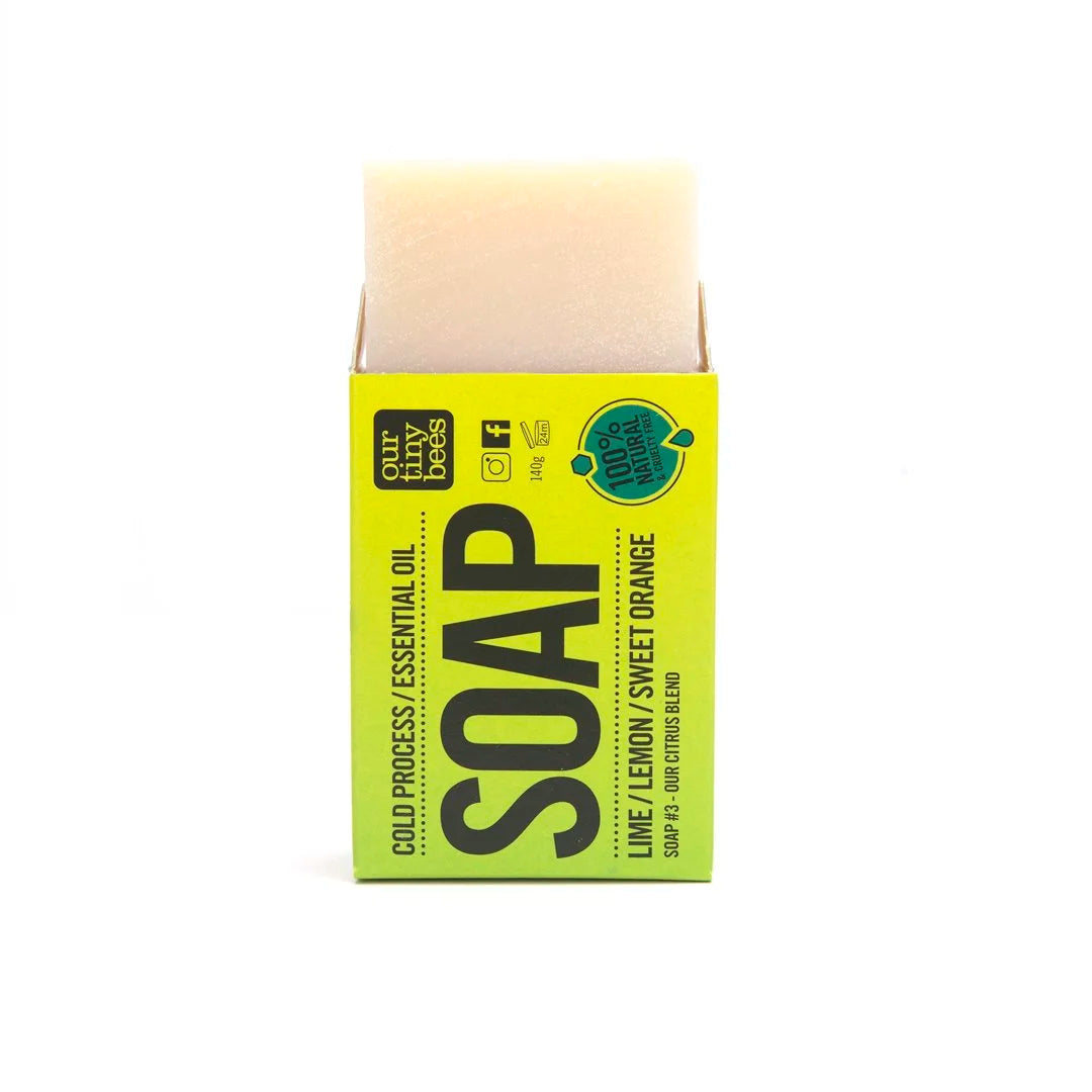 Soap #3: Lime / Lemon / Sweet Orange / Bergamot (140g Big Block)