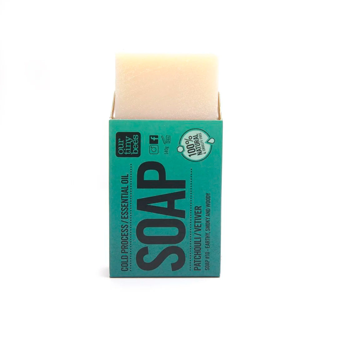 Soap #10: Vetiver / Patchouli / Cedarwood (140g Big Block)