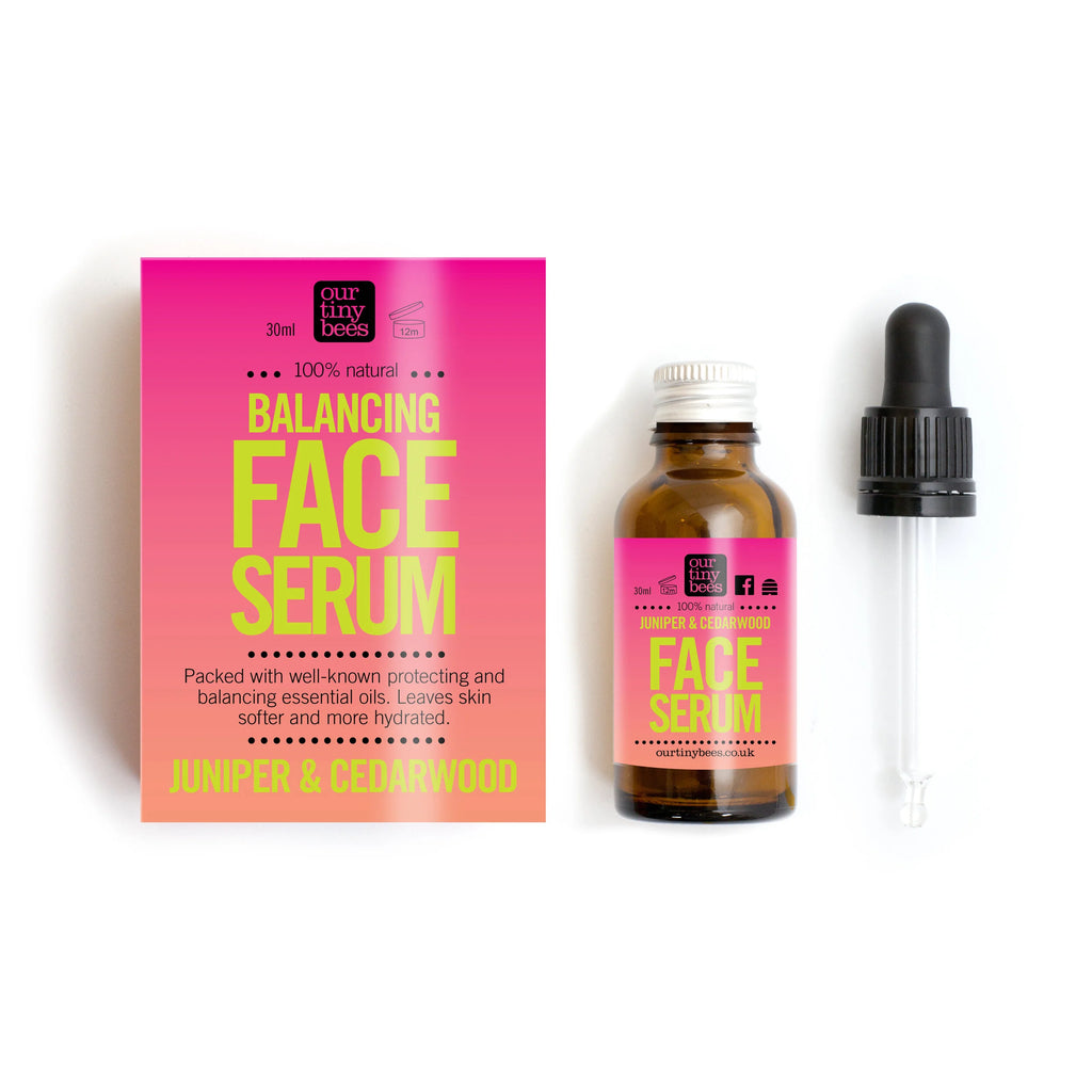 Juniper & Cedarwood 100% Natural Balancing Face Serum for Combination Skin